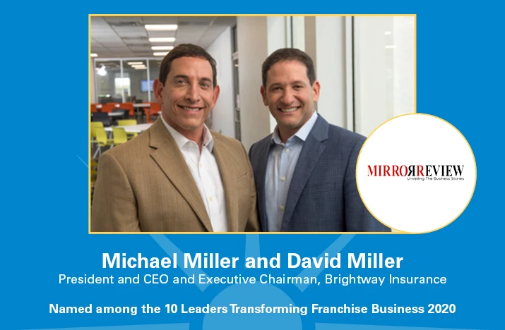 Mirror Review names Brightway Co-Founders among the 10 Leaders Transforming Franchise Business